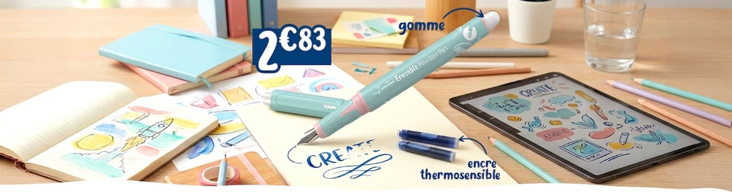 + 2 cartouches d'encres offertes !