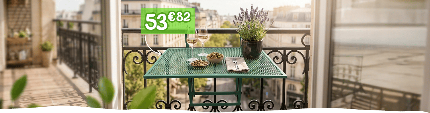 Un balcon bien pensé