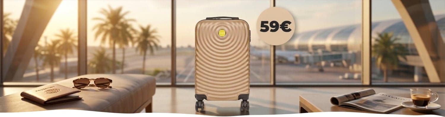 La valise élégante à prix malin