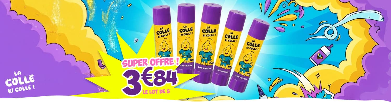 Parce qu’une seule colle, ce n’est jamais assez !