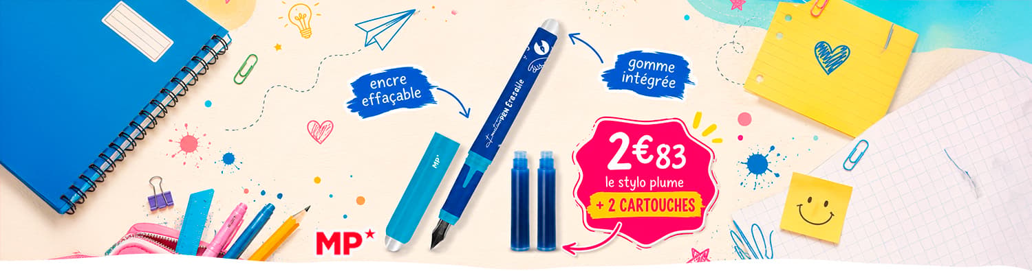 Une erreur ? Un coup de gomme et c'est reparti !