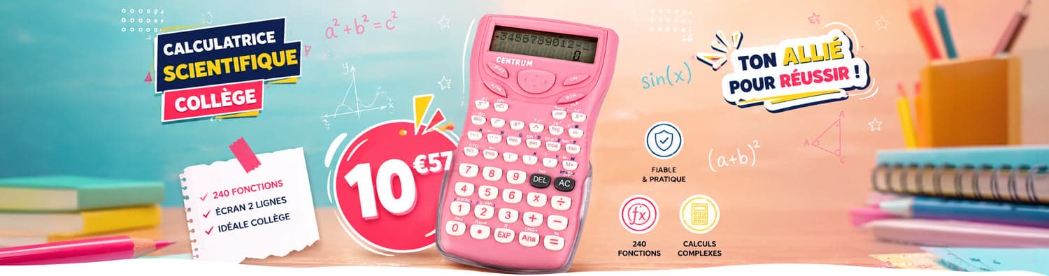 240 fonctions pour assurer en maths