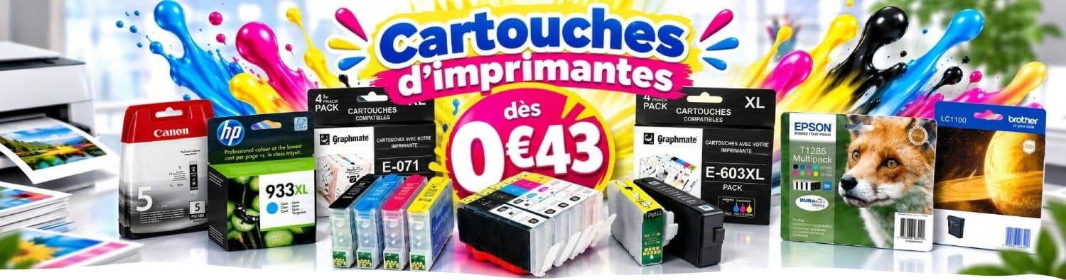 Couleur ou noir, imprime sans compter !