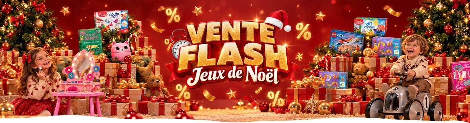 Des jeux et cadeaux de Noël à prix flash !