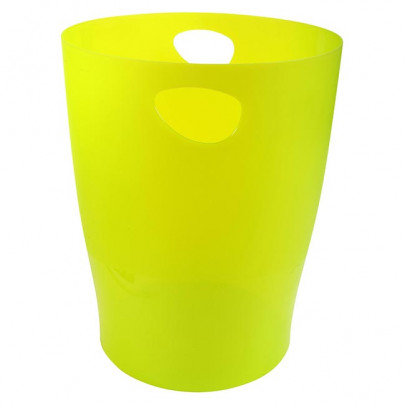 corbeille a papier vert anis