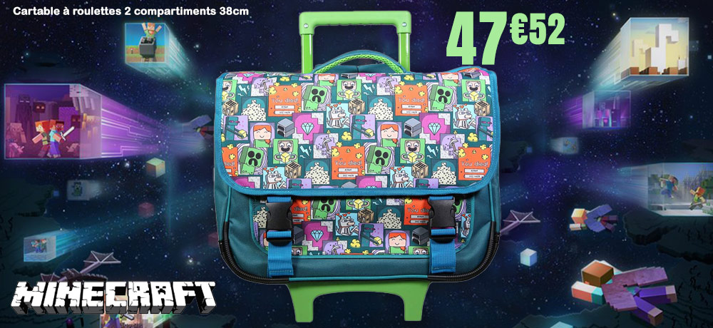 Cartables roulettes Cartables et Trousses Rentreediscount