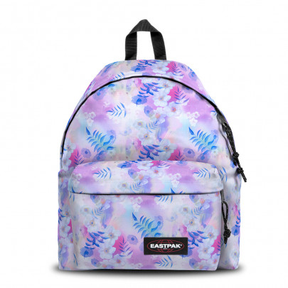 Zaino Eastpak Dreamflower Rosa 24 Litri - Con Tasca Laterale Portaborraccia E Tasca Posteriore, Multicolore