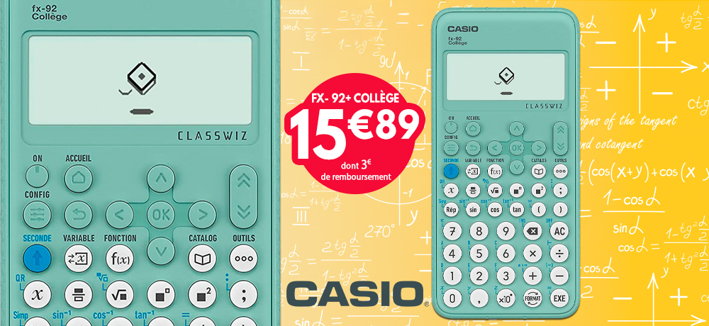 Calculatrice CASIO fx-991EX ClassWiz | Maths Avancées Calculatrice CASIO fx-991EX ClassWiz | Maths Avancées