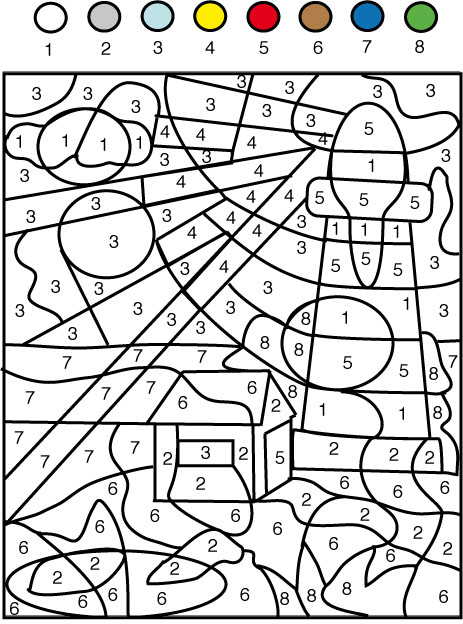 RentréeDiscount  Le Blog  Coloriage au numéro  des planches pour s