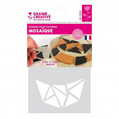 Gabarit A5 pour pâte polymère mosaïque GRAINE CREATIVE : Chez ...