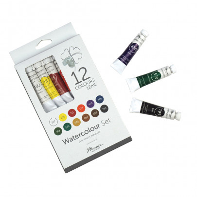 Elan Kit Aquarelle Peinture, 24 Tubes Peinture Aquarelle 12ml, Kit Elan Kit Aquarelle Peinture, 24 Tubes Peinture Aquarelle 12ml, Kit
