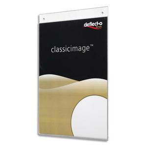 Deflecto Porte-Visuels uraux A4 Portrait - Présentoir A4 - Support Deflecto Porte-Visuels uraux A4 Portrait - Présentoir A4 - Support