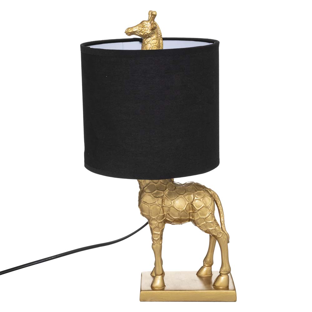 Statuette Tête De Girafe Atmosphera - Déco Animalière Beige - H32 Cm