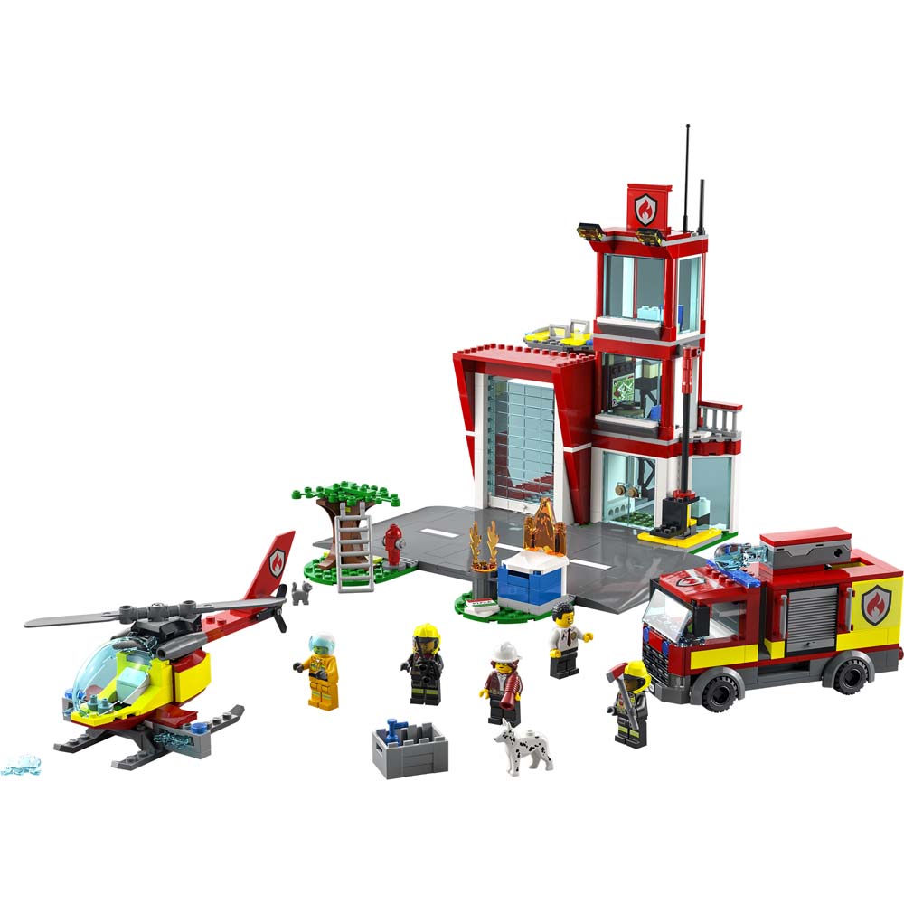 LEGO City La Caserne des Pompiers Chez Rentreediscount Cadeaux & Jeux