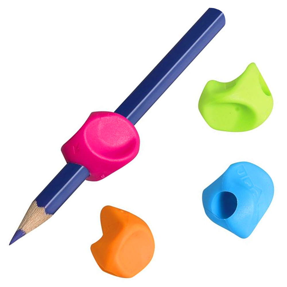 12 Aides à La Prise En Main Pour Stylo - Ergonomique En Silicone, Pour Enfants Droitiers Ou Gauchers - Corrige La Posture D'écriture