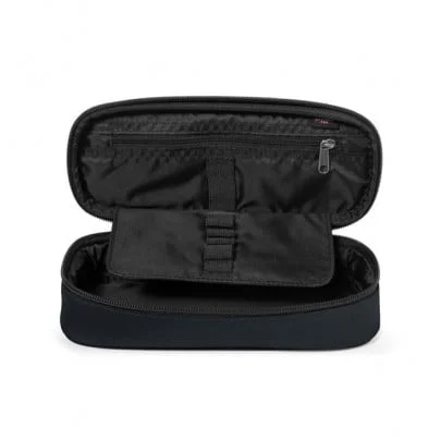 trousse ovale eastpak noire avec pochette interieure zippée