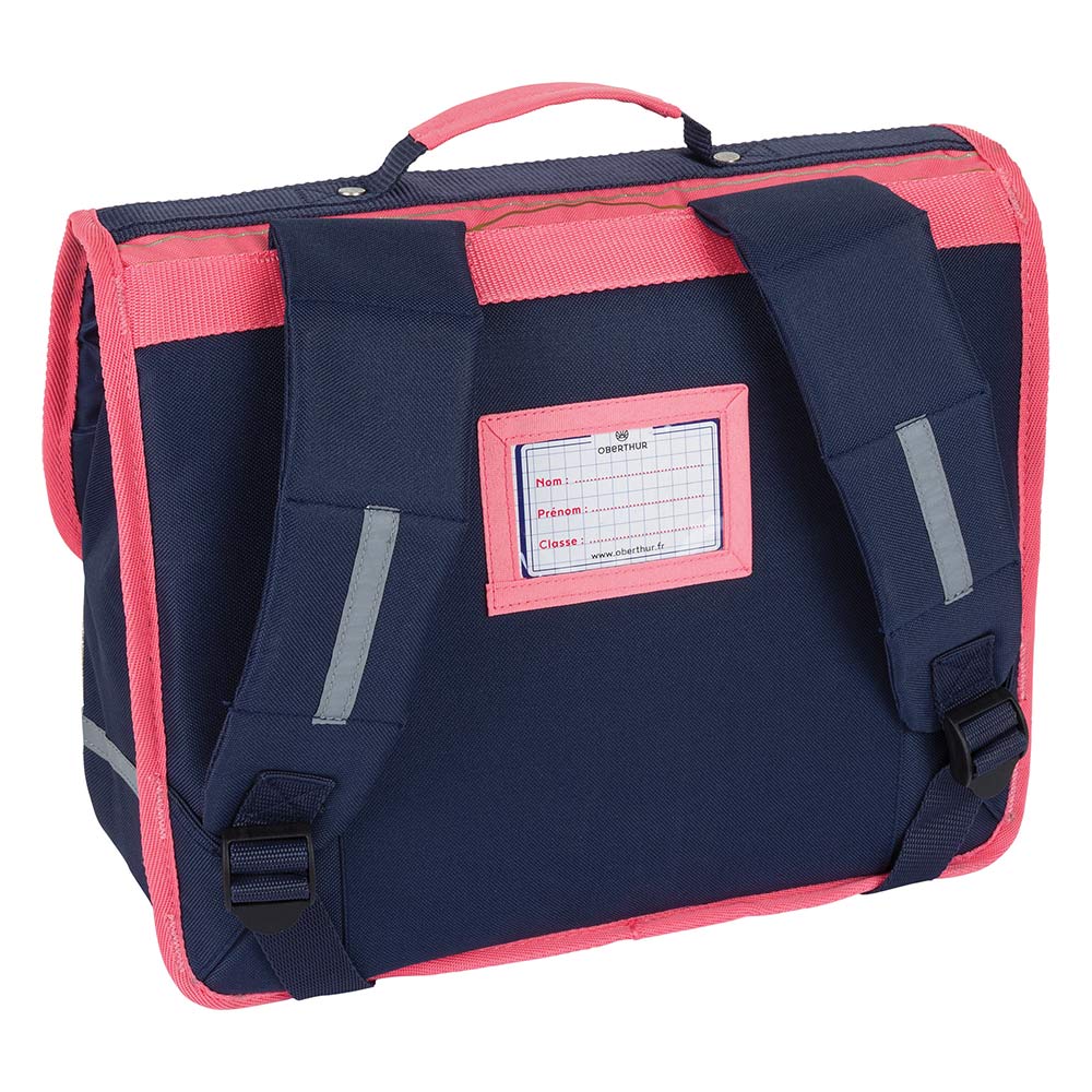 Cartable OBERTHUR Châton 35cm marine et corail : Chez Rentreediscount ...