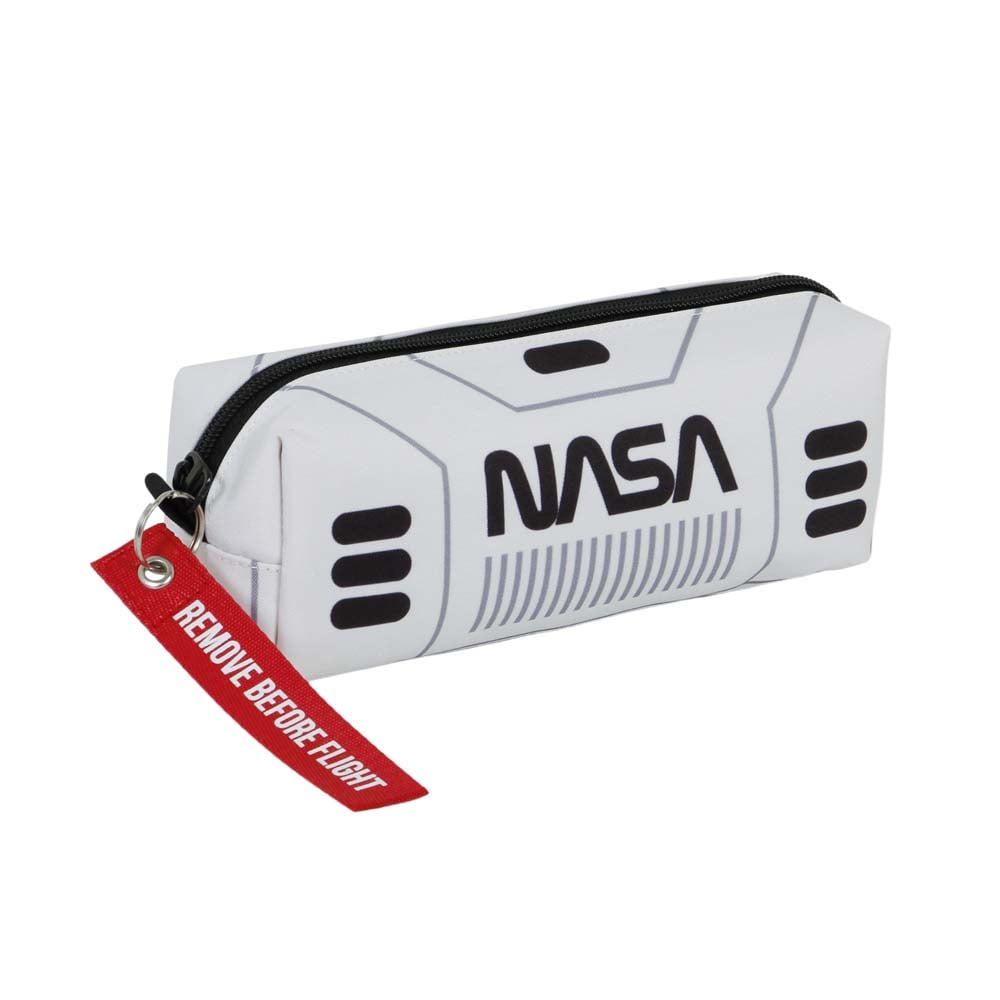 Trousse Scolaire NASA Astronaute Bagtrotter - Format Rectangulaire 23x5x10 Cm - Noir - 100% Polyester