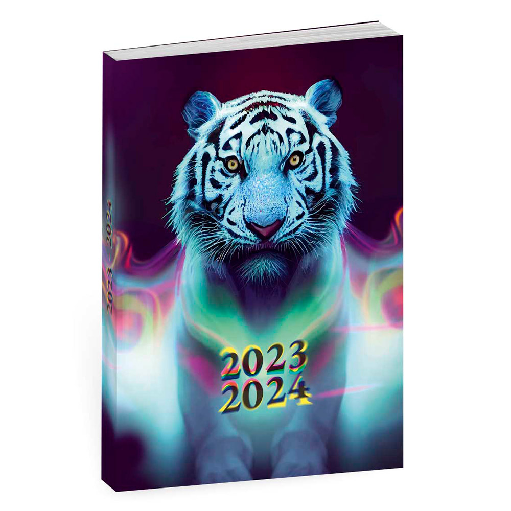 Agenda scolaire ANONYM Tiger Neon 20232024 Chez Rentreediscount