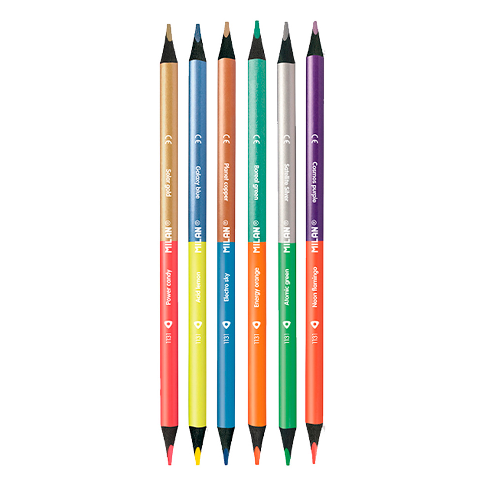 Crayons De Couleur Fluo – Lot De 12 – Royal Brush – Mines Douces – Pré-taillés – Idéal Pour Enfants Et Artistes