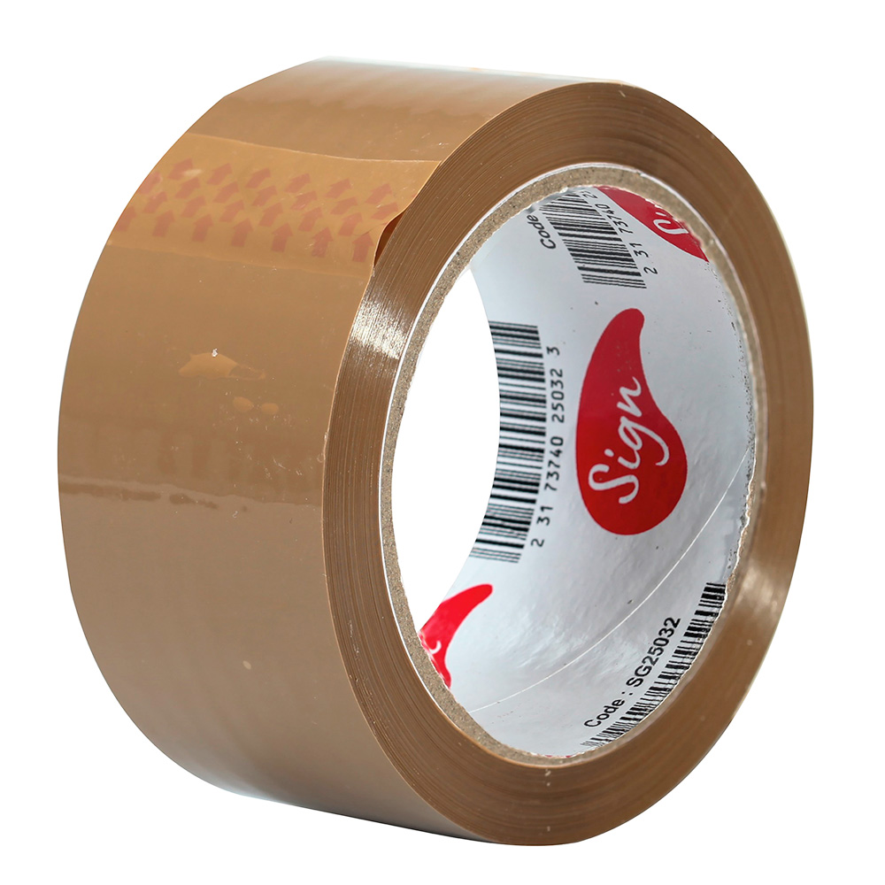 UNIVERS GRAPHIQUE 36 Rouleaux Ruban Adhésif Emballage Marron Havane Pp Silencieux Rouleau De 48 Mm X 100 Mètres (34% De Plus Que Les 66 Mètres Long) Ref UGRANH100-36
