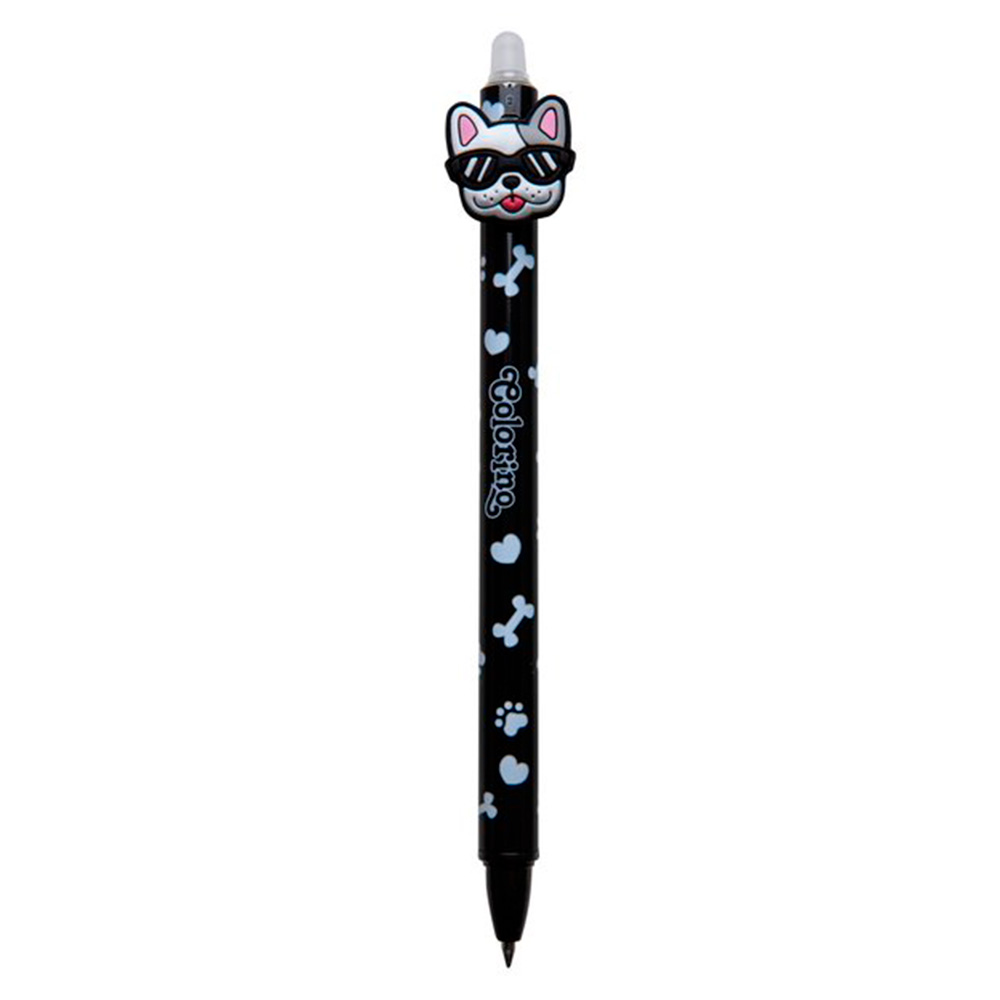 2 Stylos Effaçables Mr. Wonderful - Gomme Intégrée - Design Champignon & Cochon