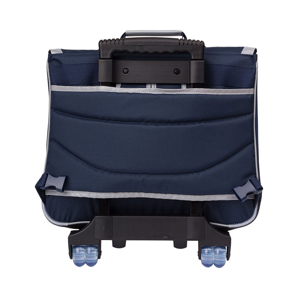 Cartable Tann's Elliott 41 Cm - Motif Spatial Bleu Marine - Éco-responsable - Réfléchissant - Garçon CE2-CM2