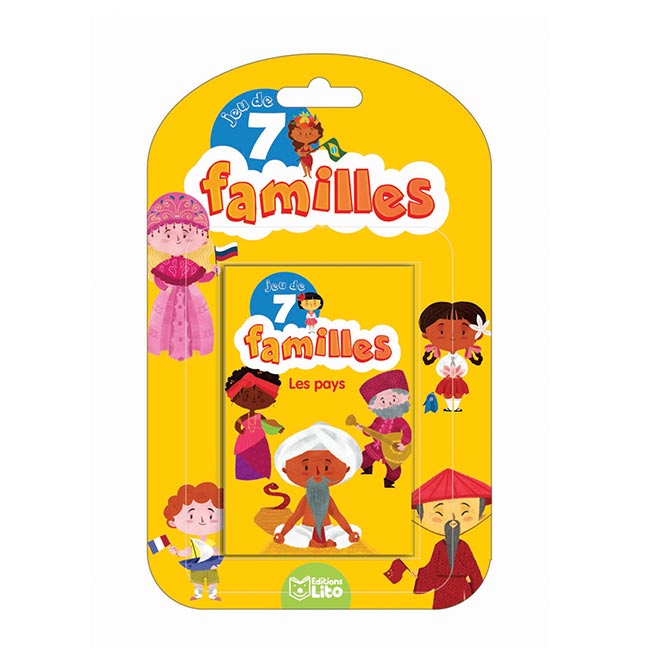 Jeu de cartes des 7 familles LITO DIFFUSION Th&egrave;me Les pays : Chez  Rentreediscount Mat&eacute;riel scolaire