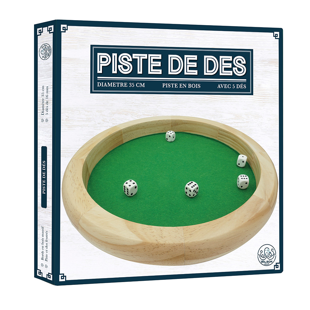 Sachet De 10 Dés En Bois, 3 Cm | 93505