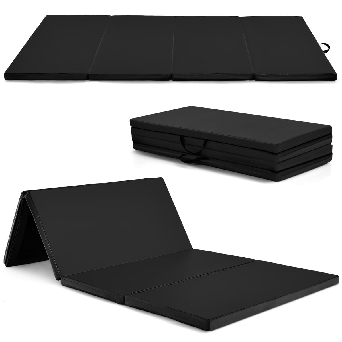 Tapis De Sport Pliable 4 En 1 - 240x116 Cm - Idéal Pour Yoga, Gym, Fitness à La Maison