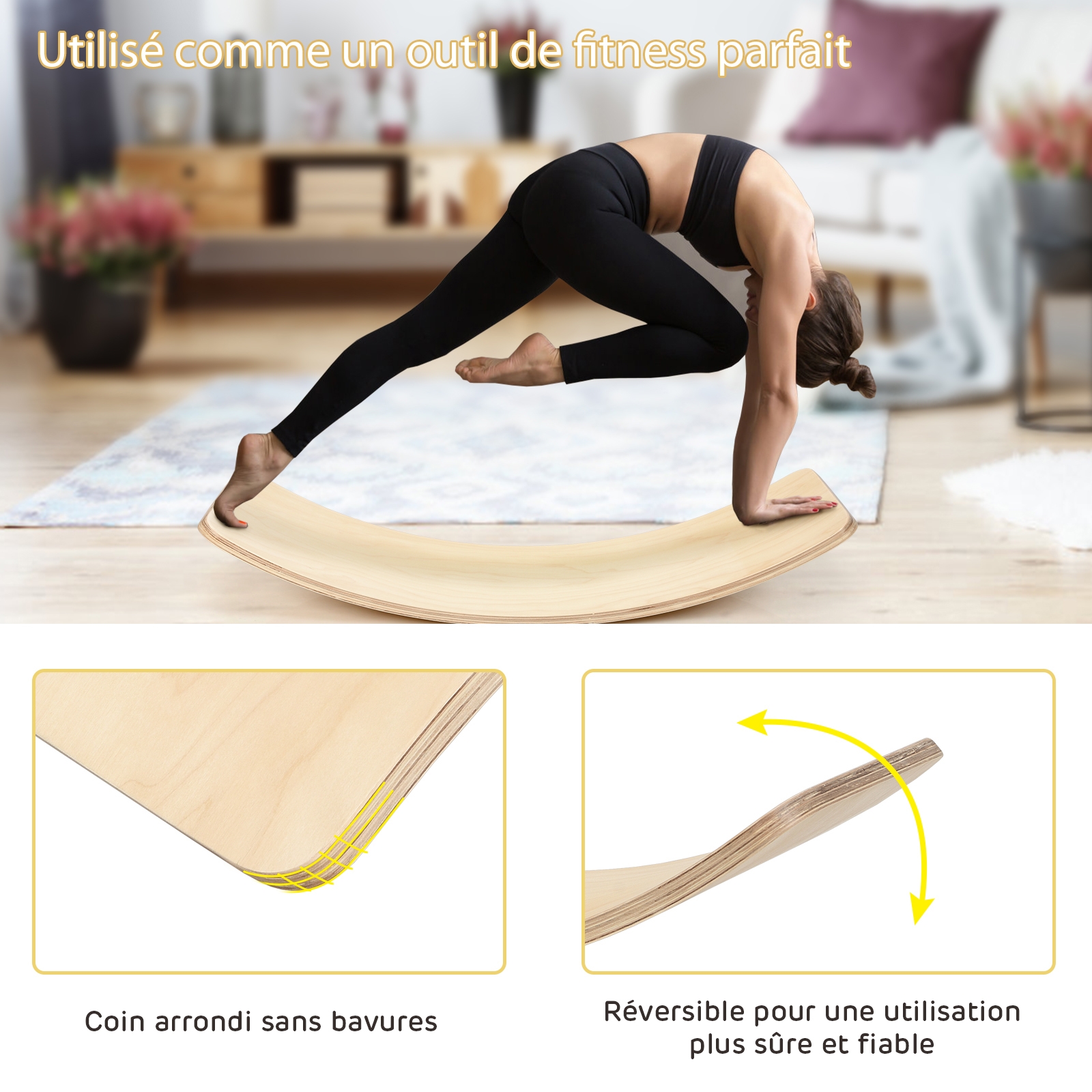 Planche D'équilibre Pour Enfant – Bascule Sensorielle 45° Jusqu'à 30 Kg