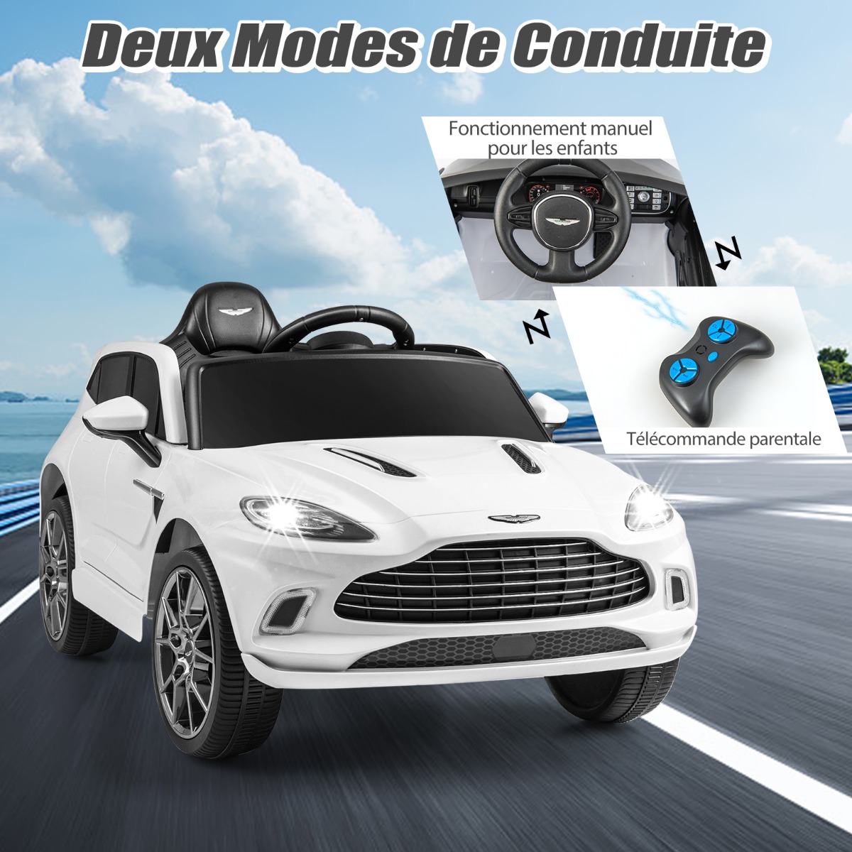 Kit Complet Commande + Pédale + Interrupteur Pour Voiture Électrique Enfant – Avec Sécurité Surcharge