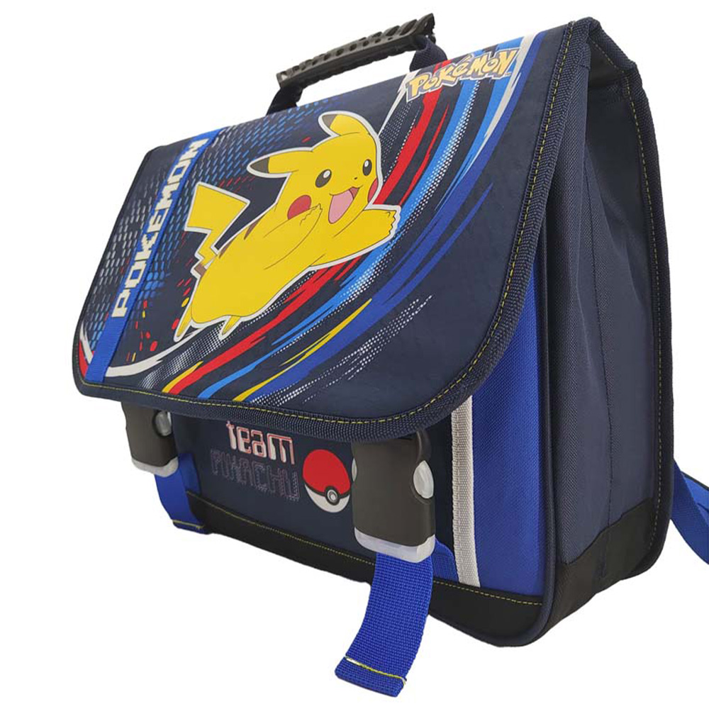 Sac à Dos Pokemon Cartable Enfant Pikachu Noctali - Taille Moyenne 38cm