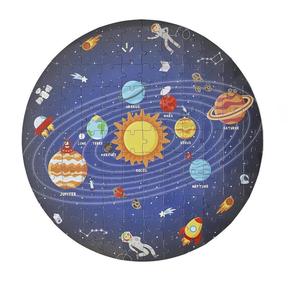 SYNARRY Puzzle De Sol Système Solaire Enfant Pour 3 4 5 6 7 8 Ans, Grand 70 Pièces Puzzle Planètes Univers, Jouet Educatif Préscolaire, Jouets Cadeaux Pour Enfants De 3 à 8 Ans Garçons Filles