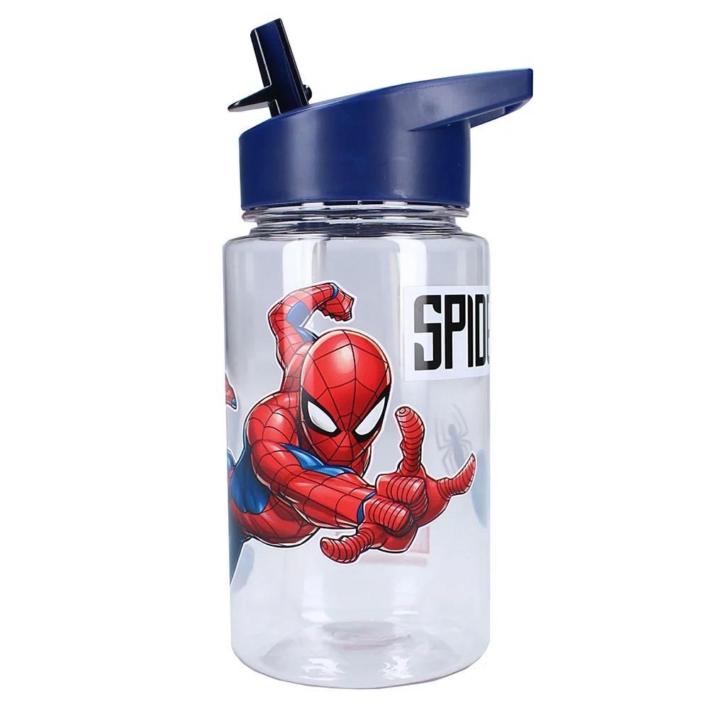 Kids Licensing Spider-Man Gourde Aluminium 600ml Avec Fermeture Clic - Sans BPA