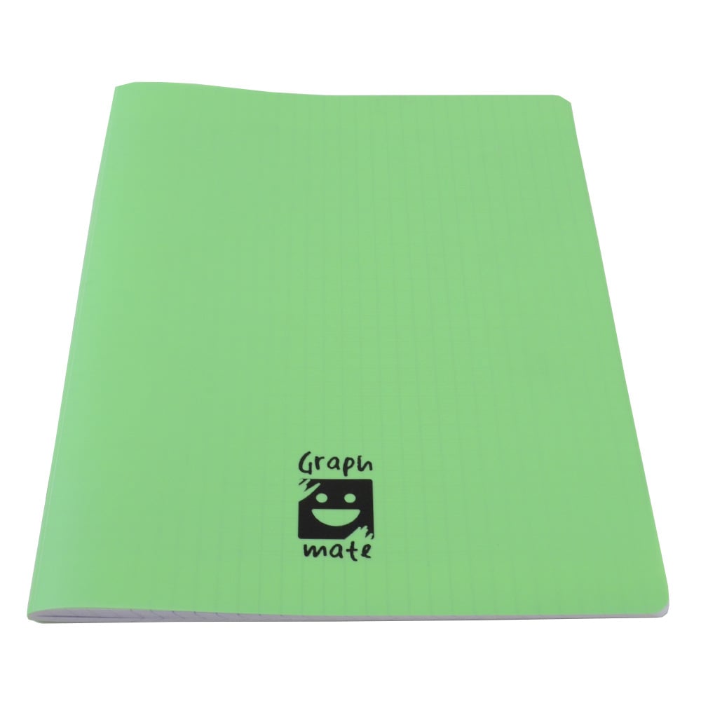 Cahier polypro grand format vert GRAPHMATE 24x32 grands carreaux séyès ...