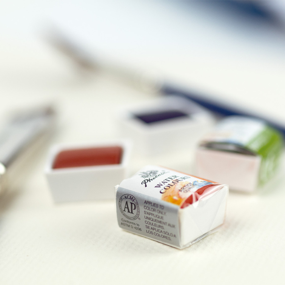 Pelikan Boîte de peinture standard d'école K12, 12 couleurs Pelikan Boîte de peinture standard d'école K12, 12 couleurs