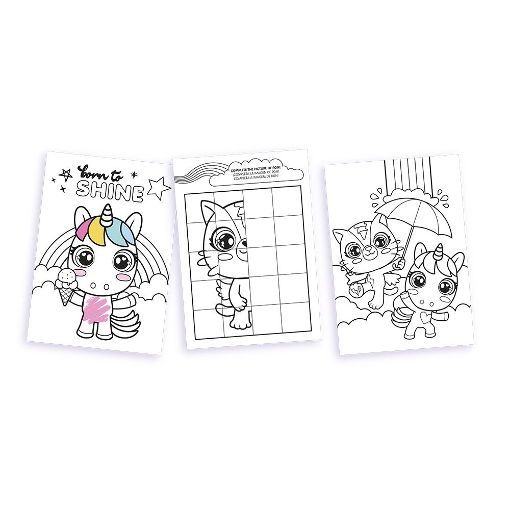 Coffret Rainbow Brite Hallmark – Livre D’activités, Coloriages Et Cassette (Années 80)
