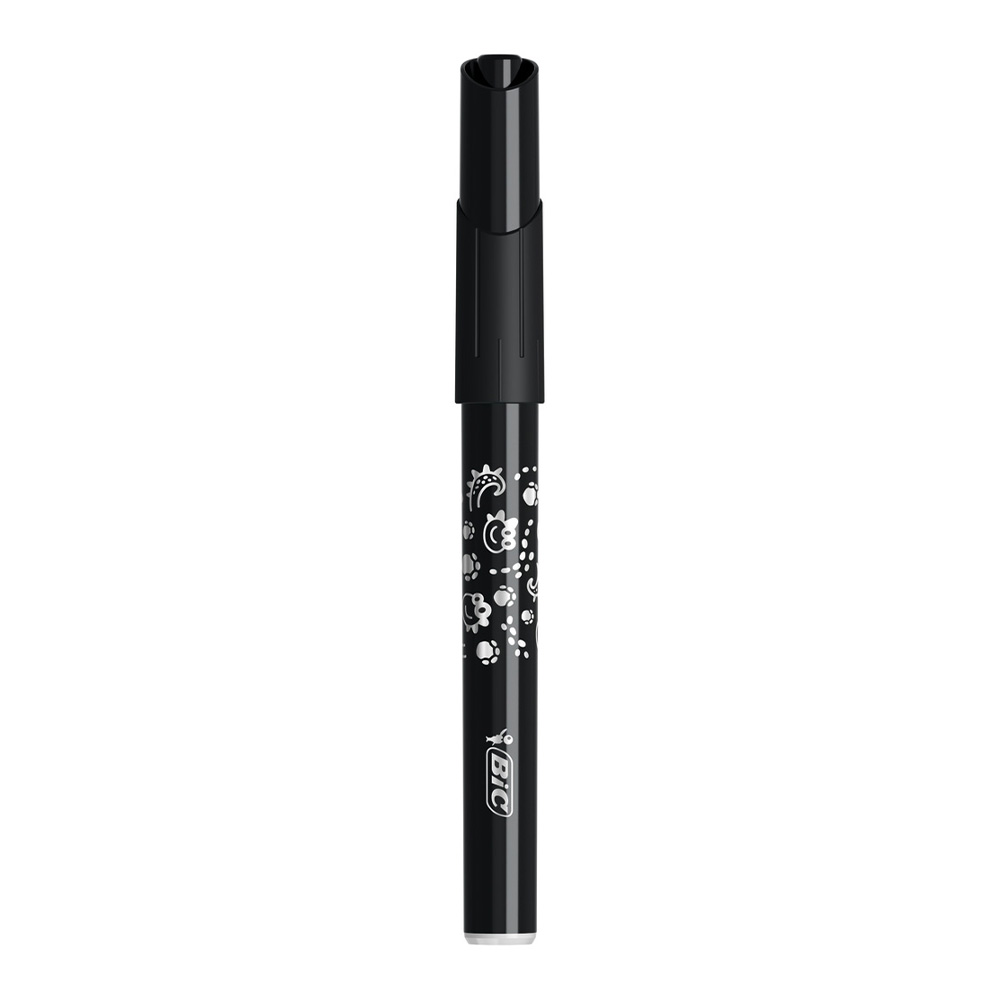 Feutres BIC Kids Visa - Pack De 12 - Ultra Lavables - Pointe Moyenne - Pour Enfants Dès 5 Ans