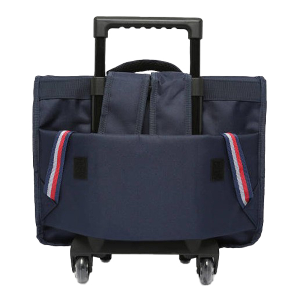 Cartable à roulettes FFF Equipe de France 41cm 2compartiments bleu