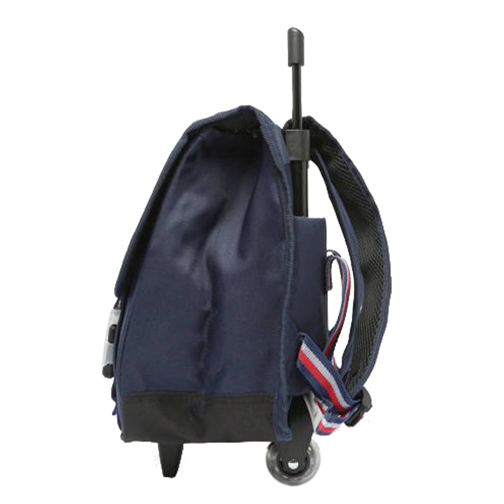 Cartable à roulettes FFF Equipe de France 41cm 2compartiments bleu