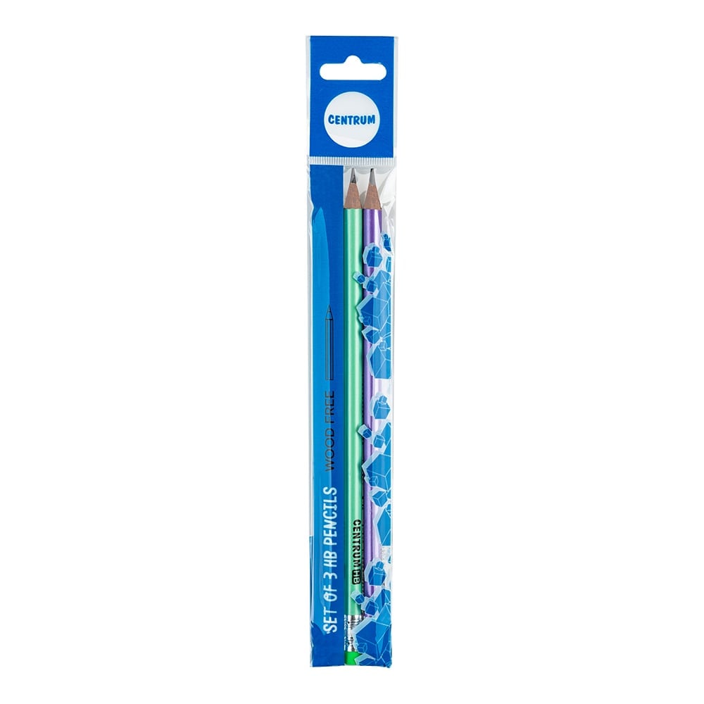 Lot de 3 crayons à papier HB gomme Mine HB graphite tête gomme Chez — free download