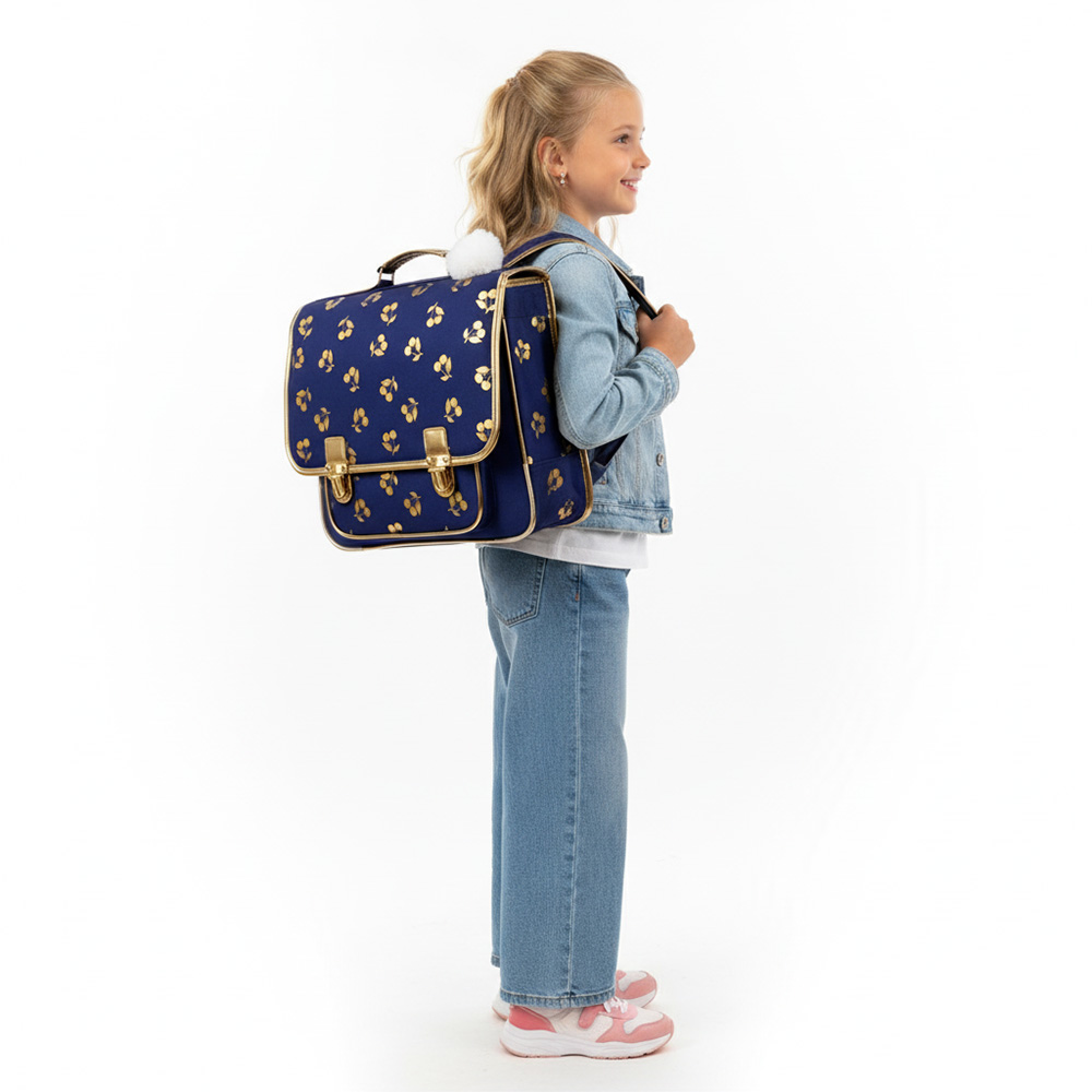 Cartable A4 Primaire Beige Cherry (38 Cm) - Caméléon