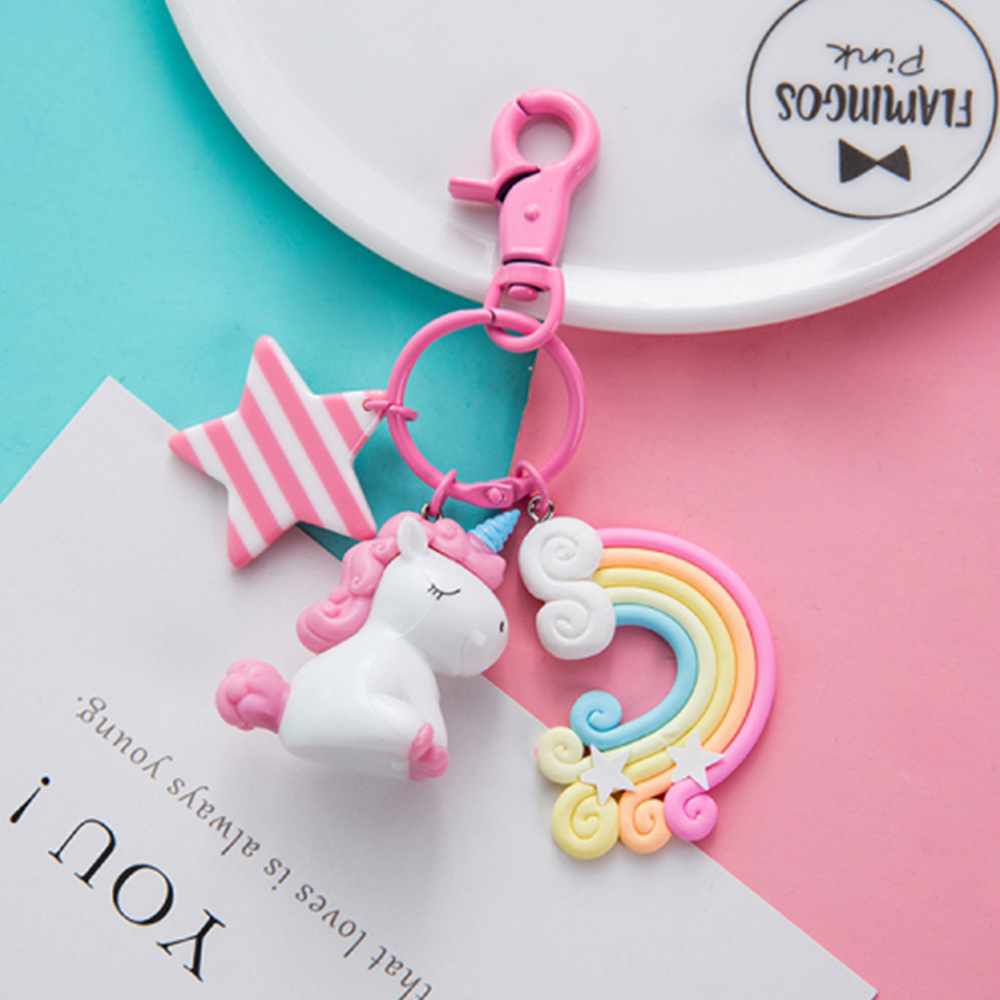 Porte-clés Bullyland – Licorne Potelée Fée, 3 Cm, Peinte à La Main, Sans PVC