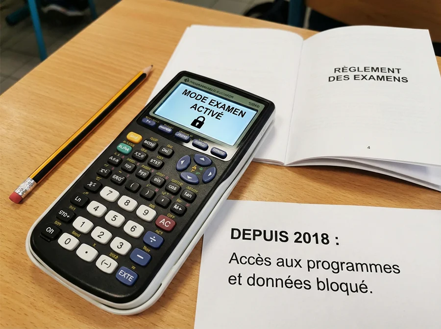 Calculatrice avec mode EXAMEN