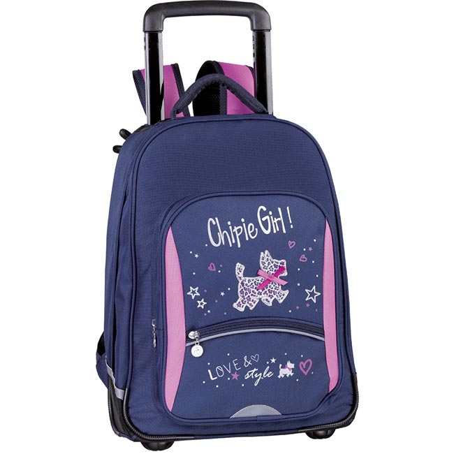 cartable chipie a roulette