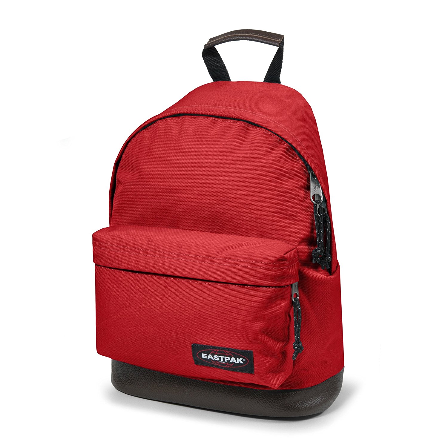 Sac ?� dos EASTPAK Wyoming Rouge fond cuir APPLE PICK RED : Chez Rentreediscount Cartables & trousses