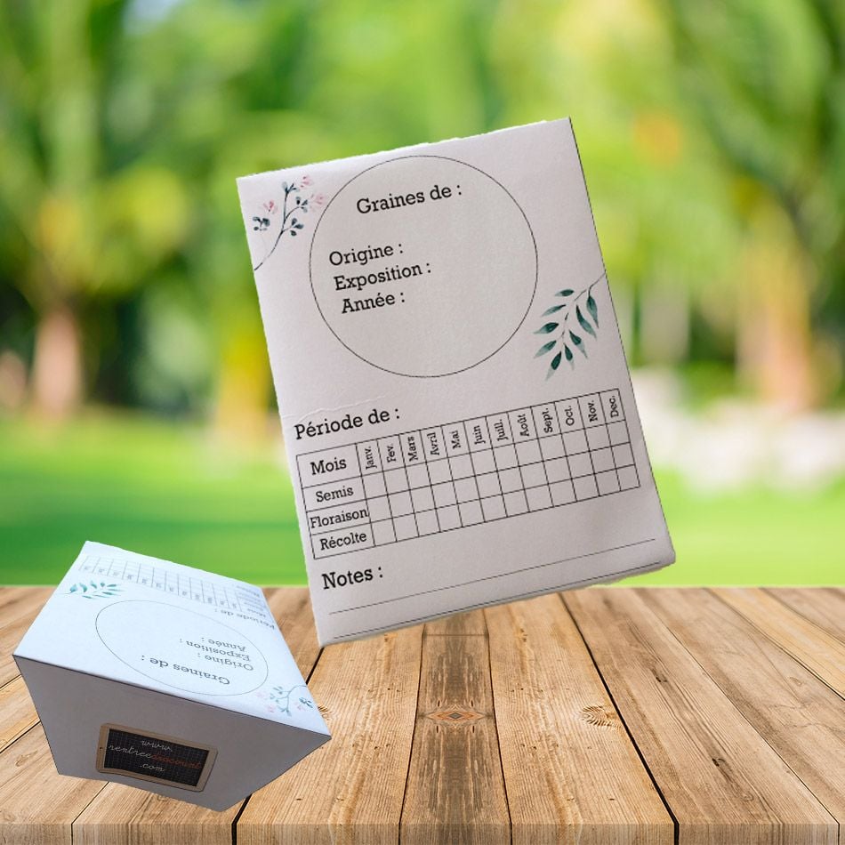 Carte Ecologique avec Sachet de Graines - Avec votre Logo