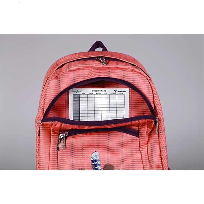 cartable a roulette fille little marcel