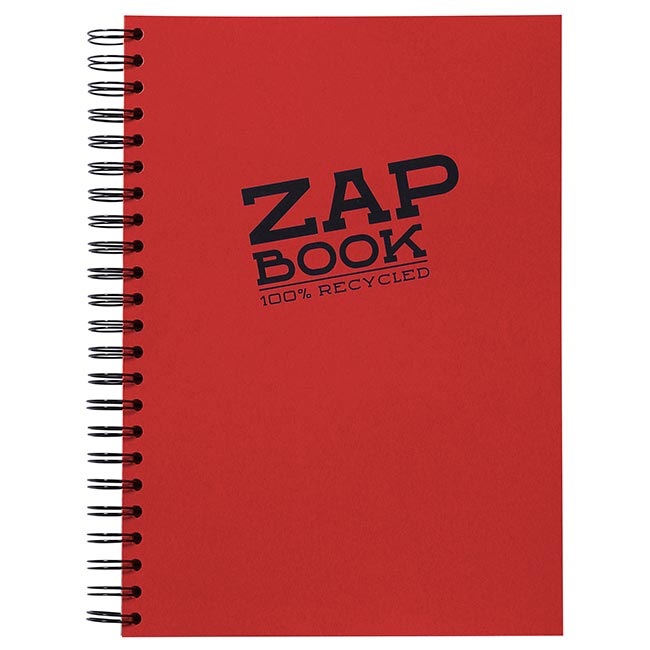 Carnet de croquis A4 Zap Book à spirales 80g 320p : Chez
